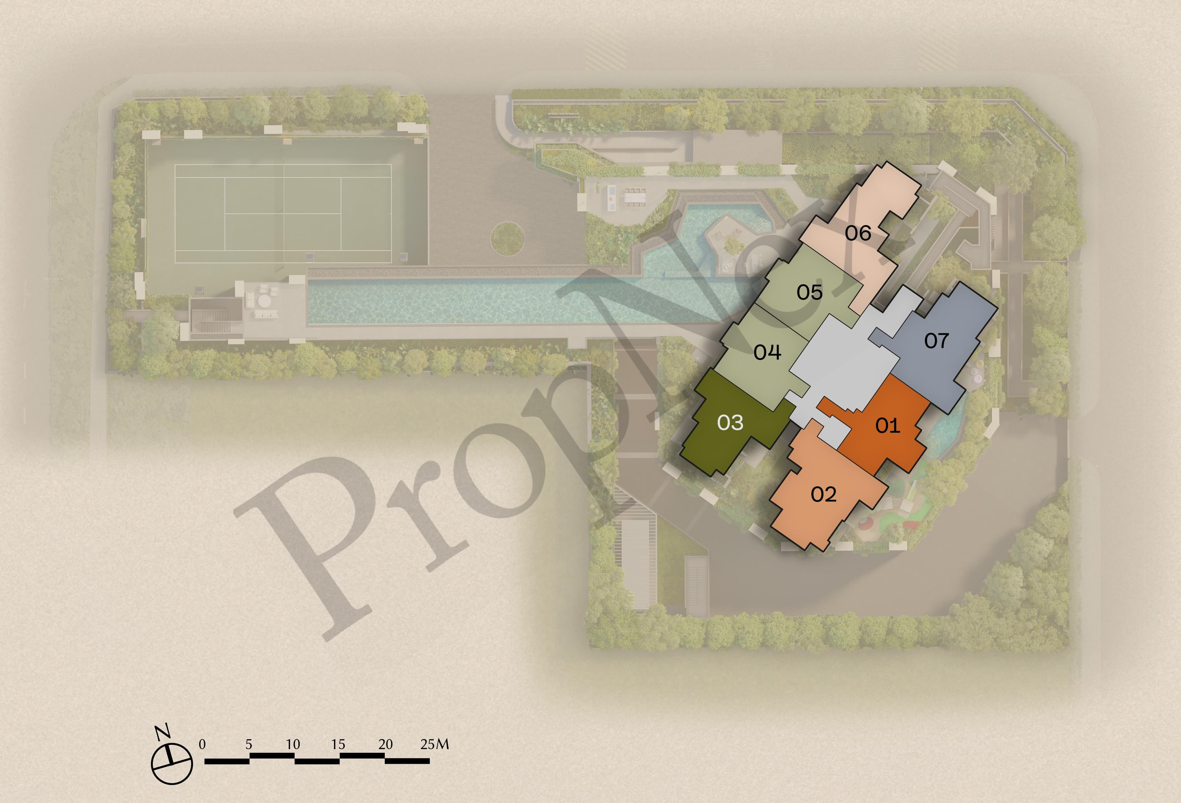 Interactive site plan