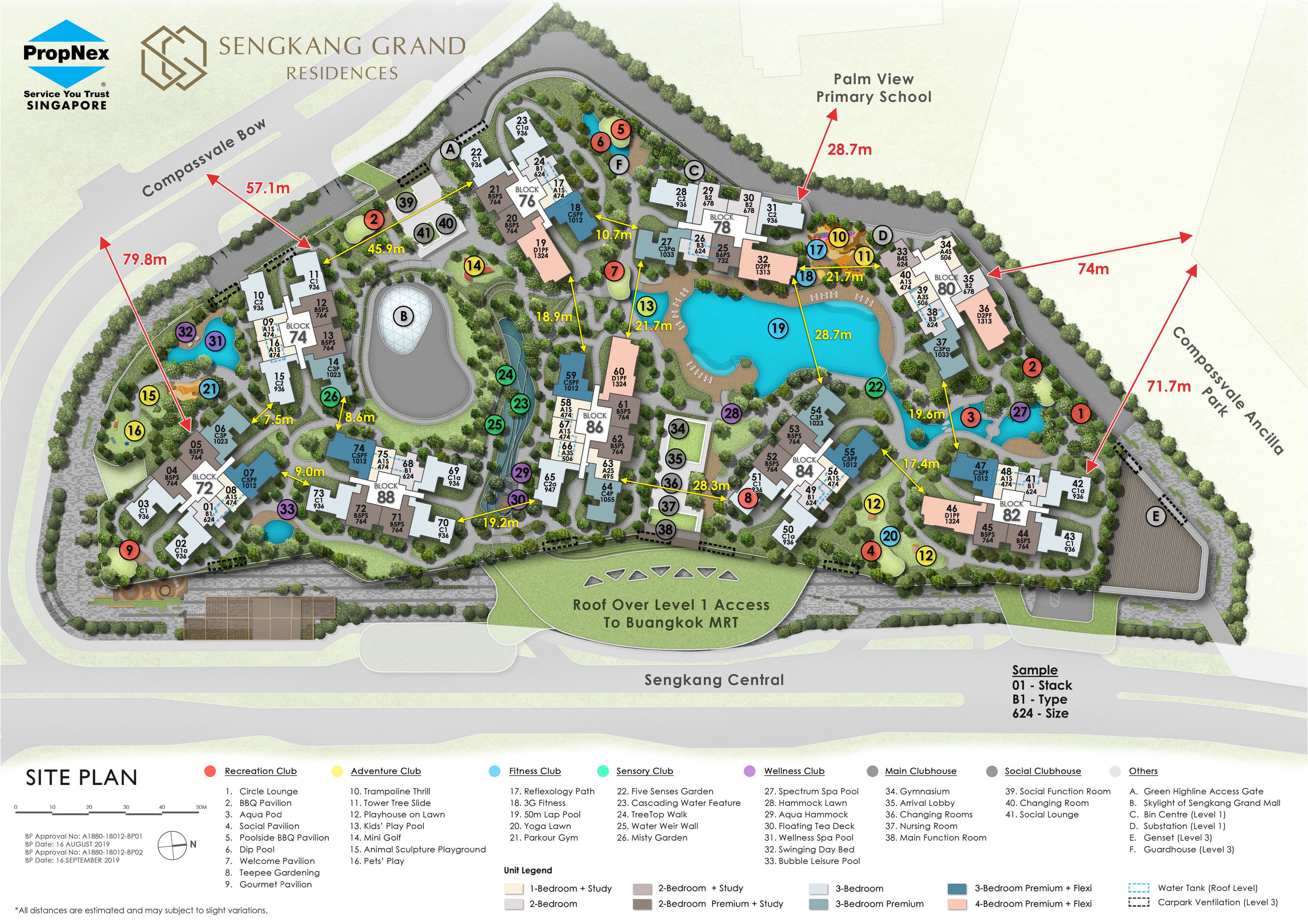 Sengkang Grand Residences Site Plan image