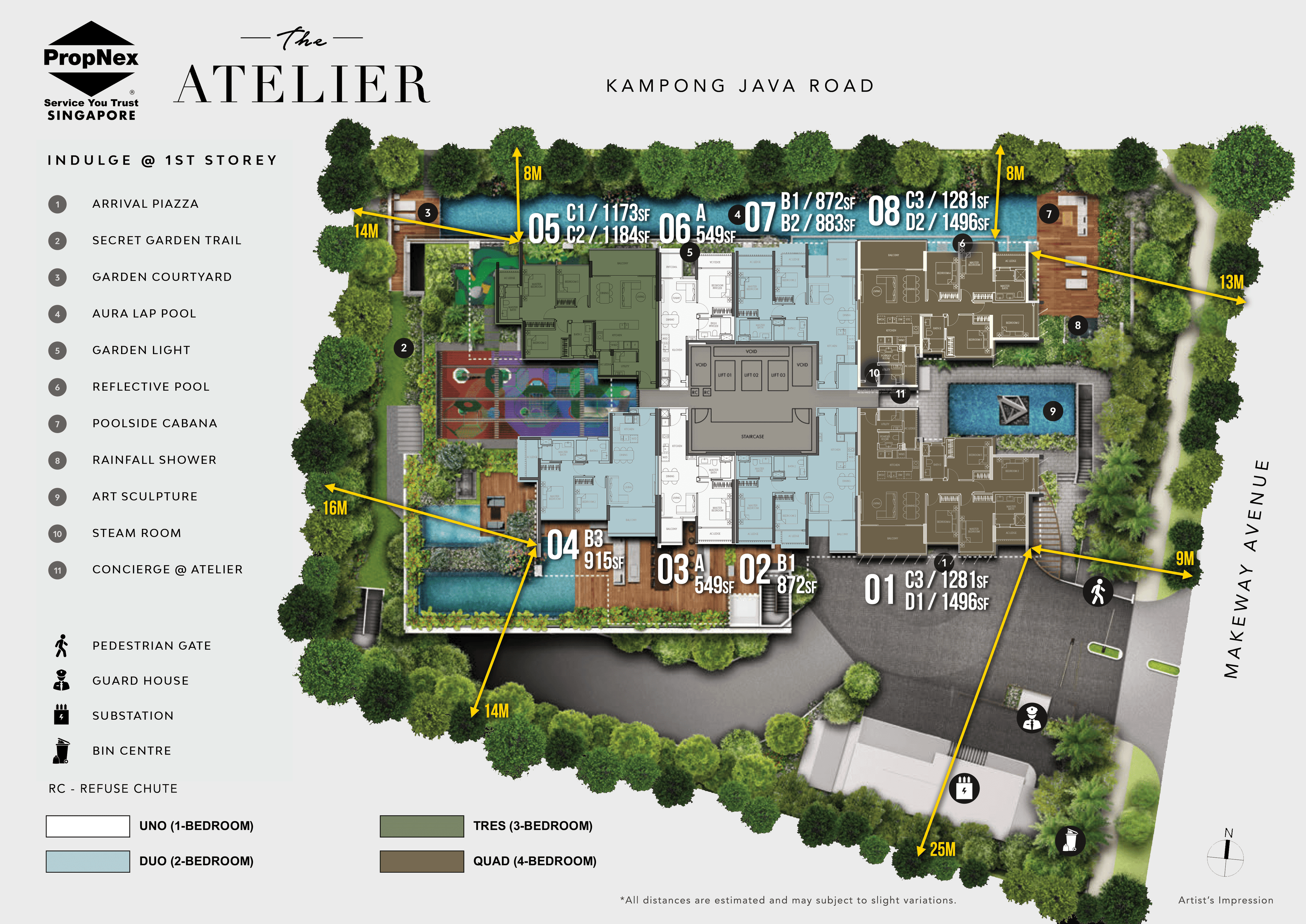 The Atelier Site Plan image