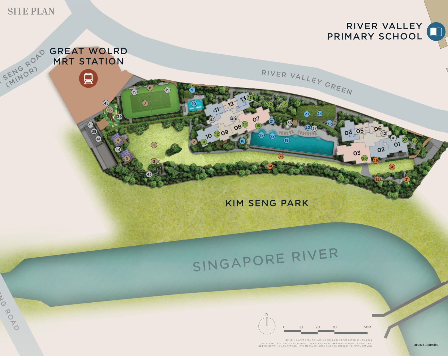 River Modern Site Plan image