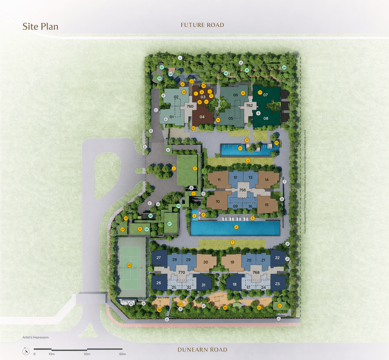 Dunearn House Site Plan image