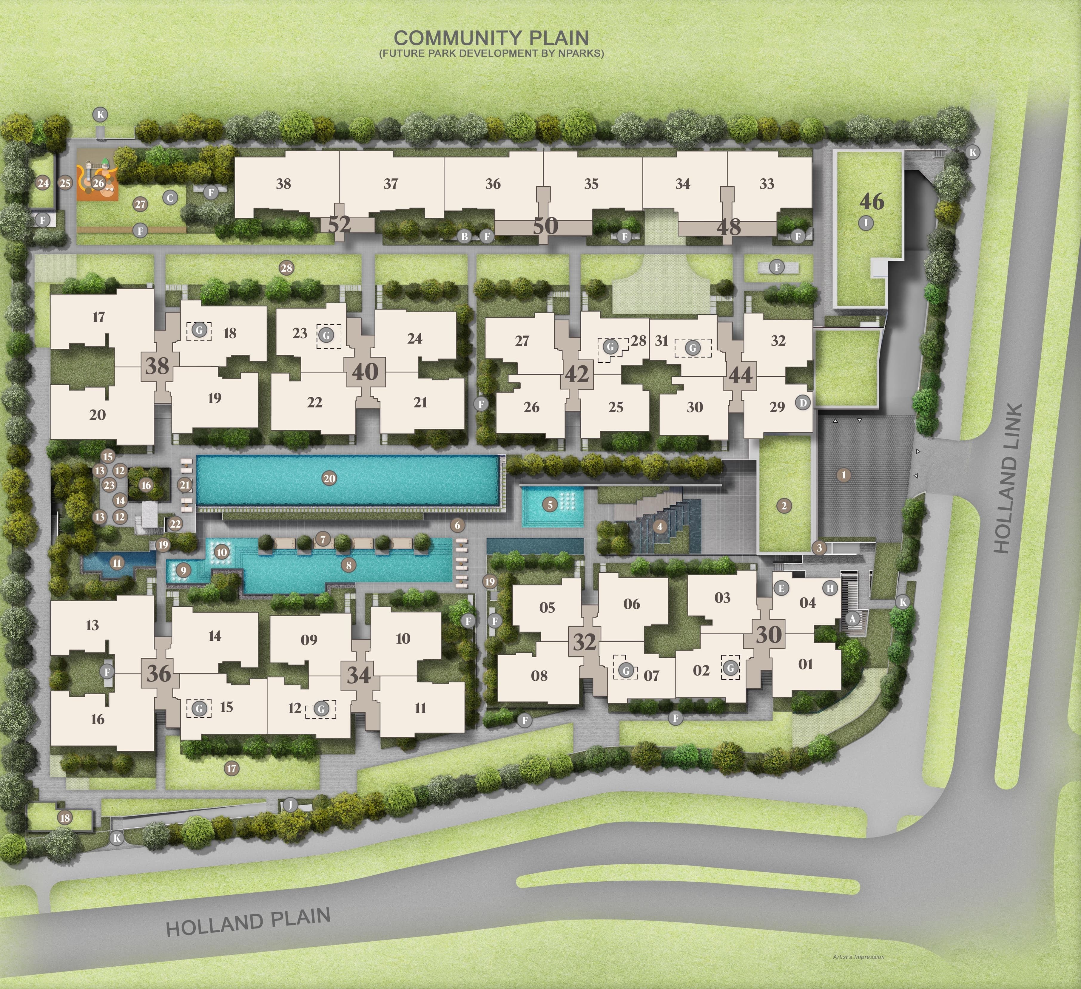 Amberwood At Holland Site Plan image