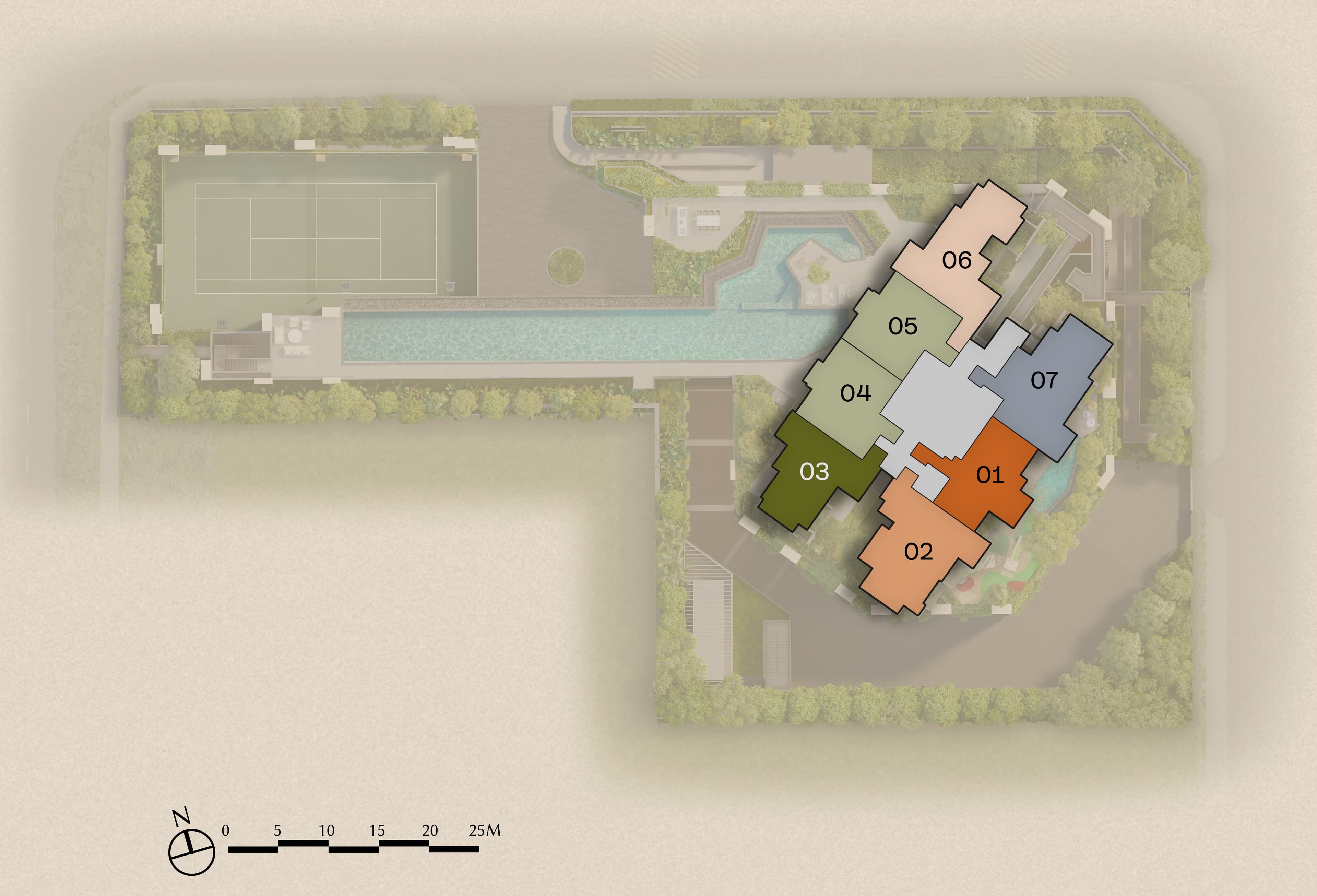 The Serra Residences Site Plan image